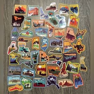 USA States Stickers